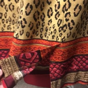 Leopard spotted sheath dress